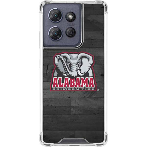 University of Alabama Basketball Wood Moto G Play 5G (2025) Clear Case
